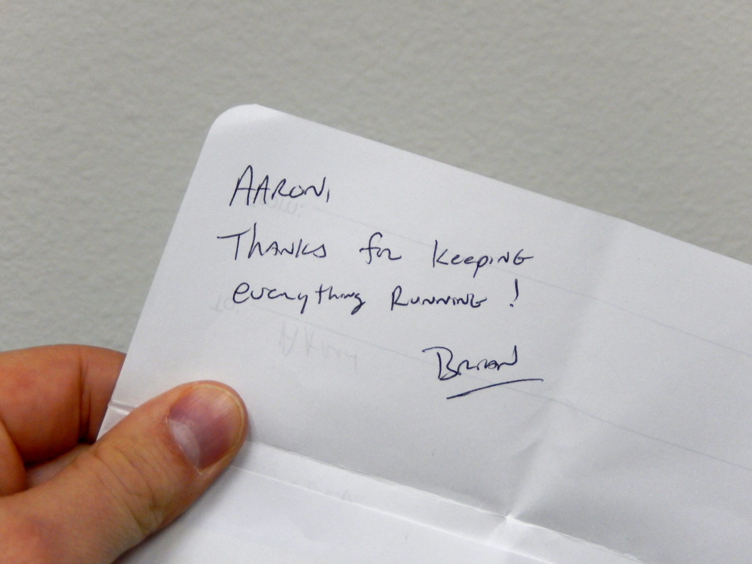 Simple business thank you letter of thanks