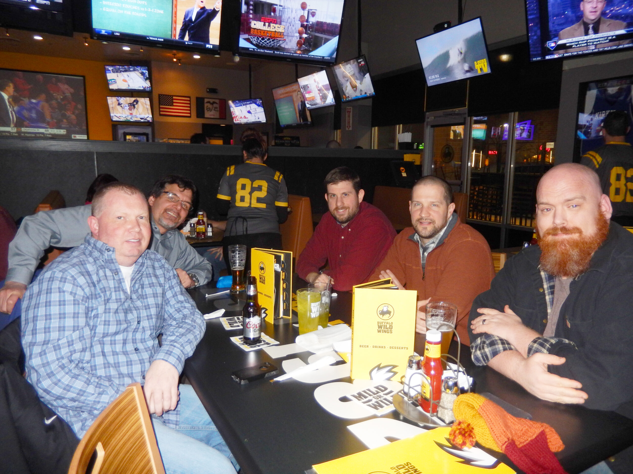 From left to right: Mike Irvine, Don White, Nate Houstman, Aaron Van Noy and Andrew Miller