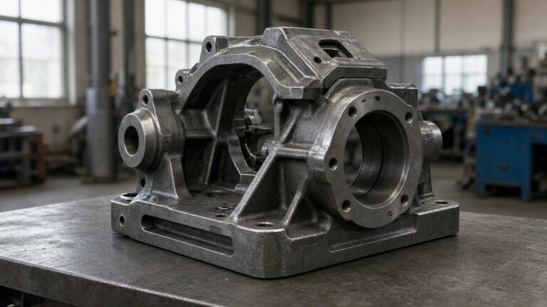 Heavy ag-style cast and machined steel component