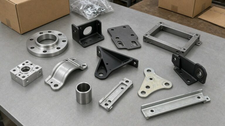 Mixed finished OEM parts ready for shipment