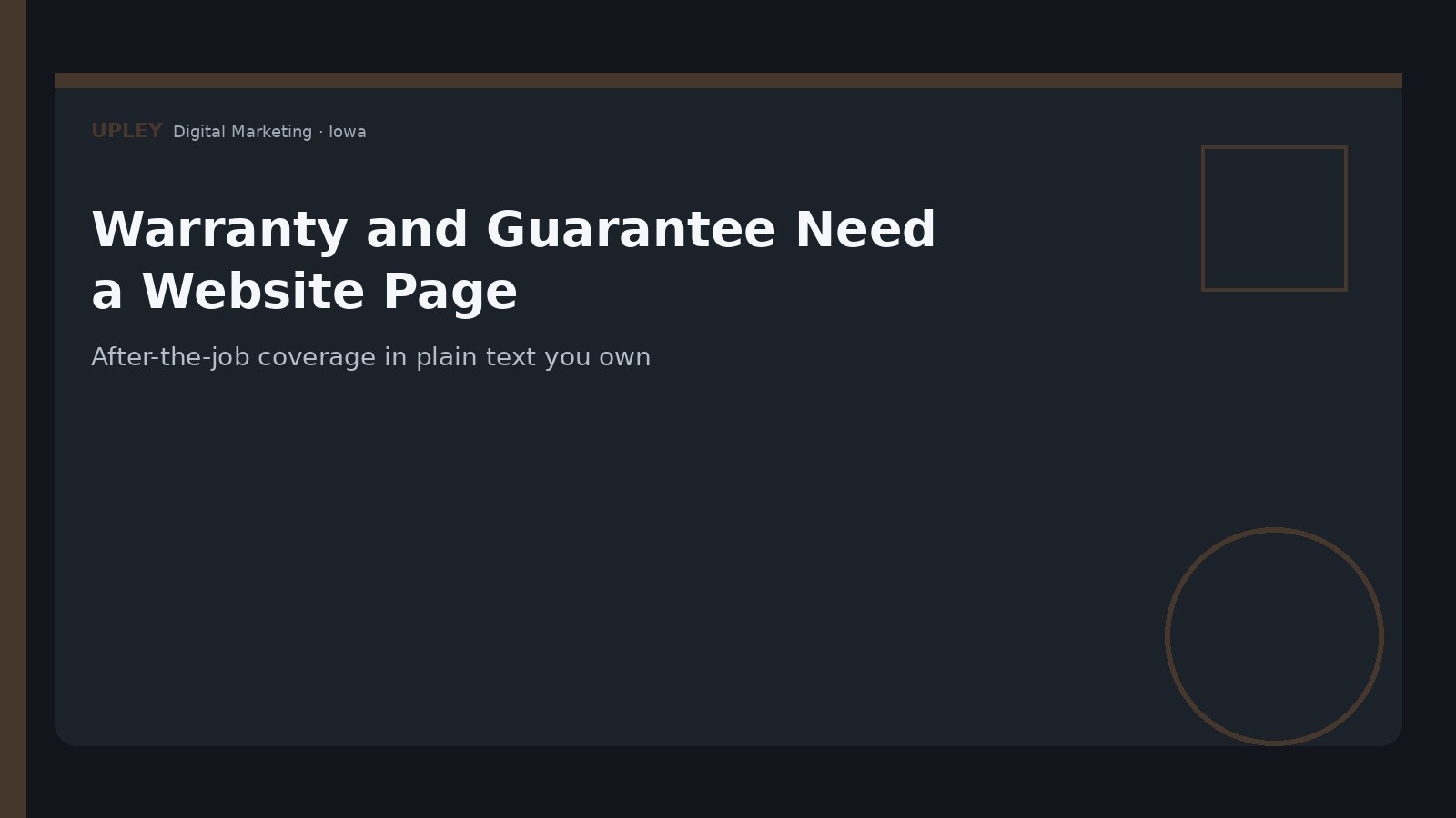 After-the-job coverage in plain text you own